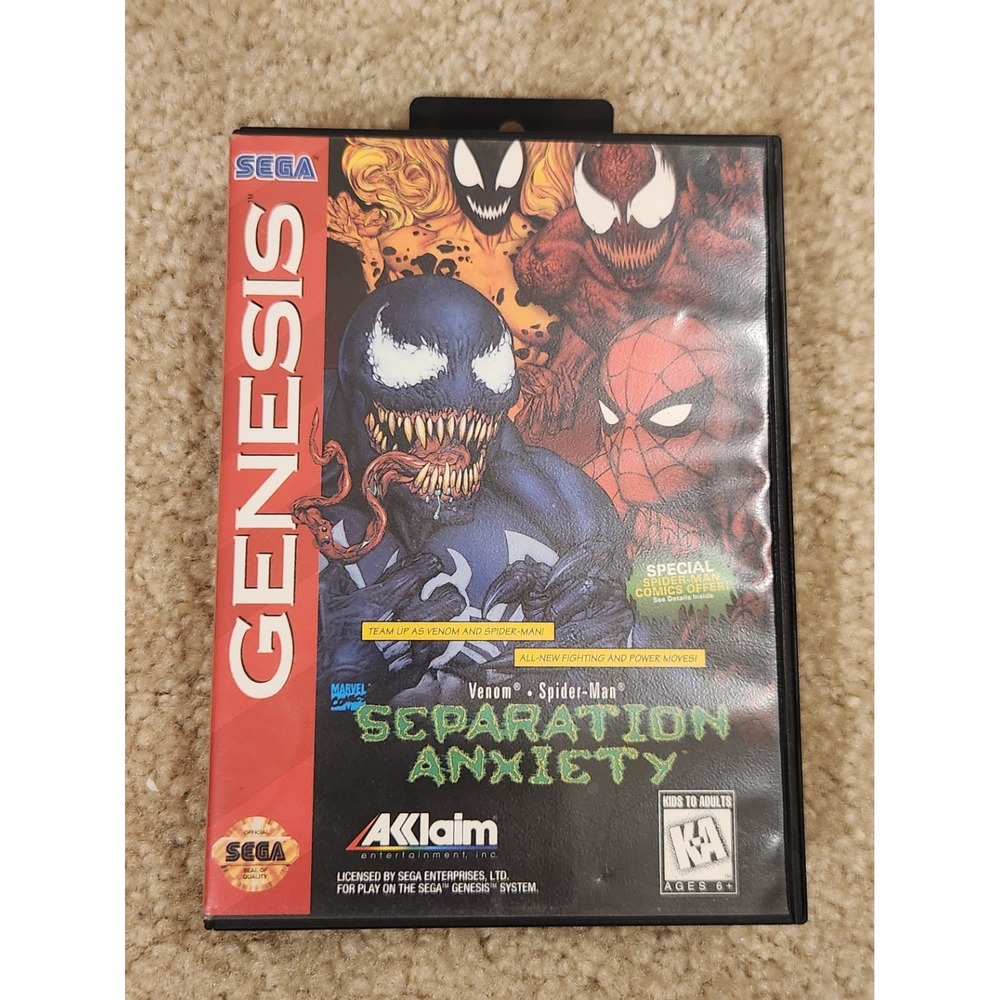 Seperation Anxiety Sega Genesis NO MANUAL